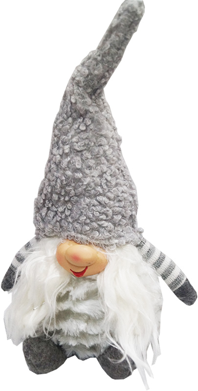 Игрушка мягкая "Гном" 15*26 см микс