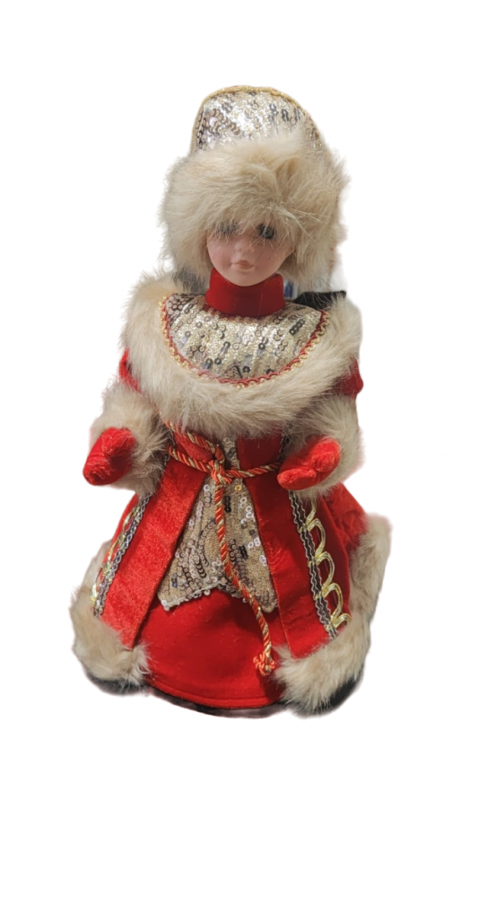 Игрушка  Снегурочка конфетница 40 см 22В11-40