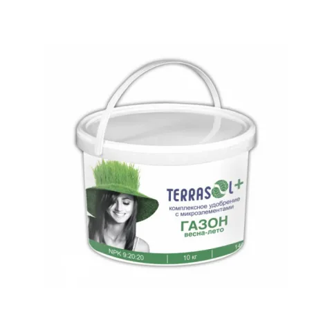 Минеральное удобрение TerraSol для газона весна-лето 10 кг